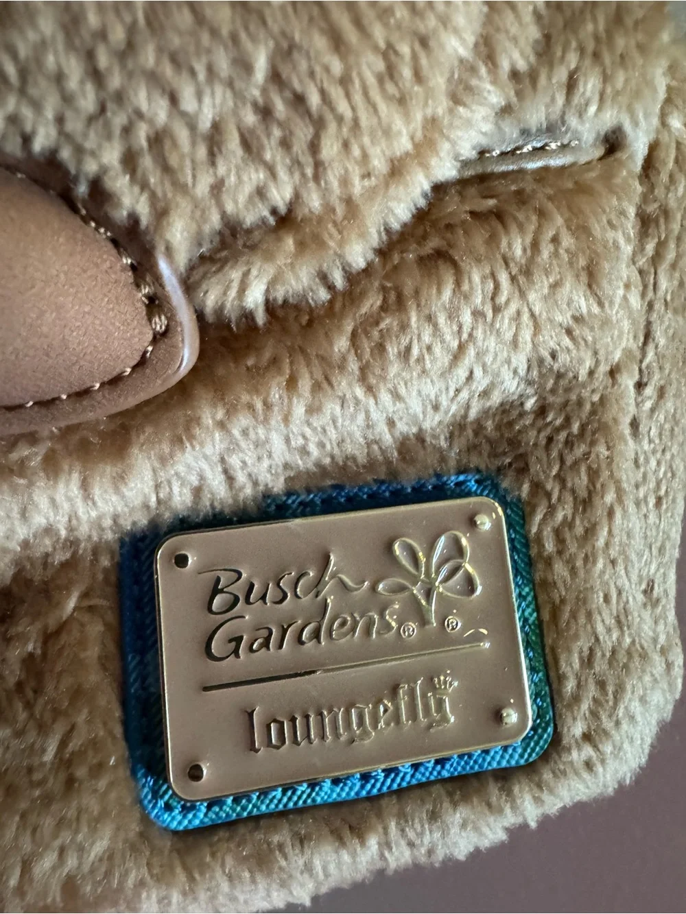 Loungefly Plush Highland Cattle Backpack - Brown with Pink Horns